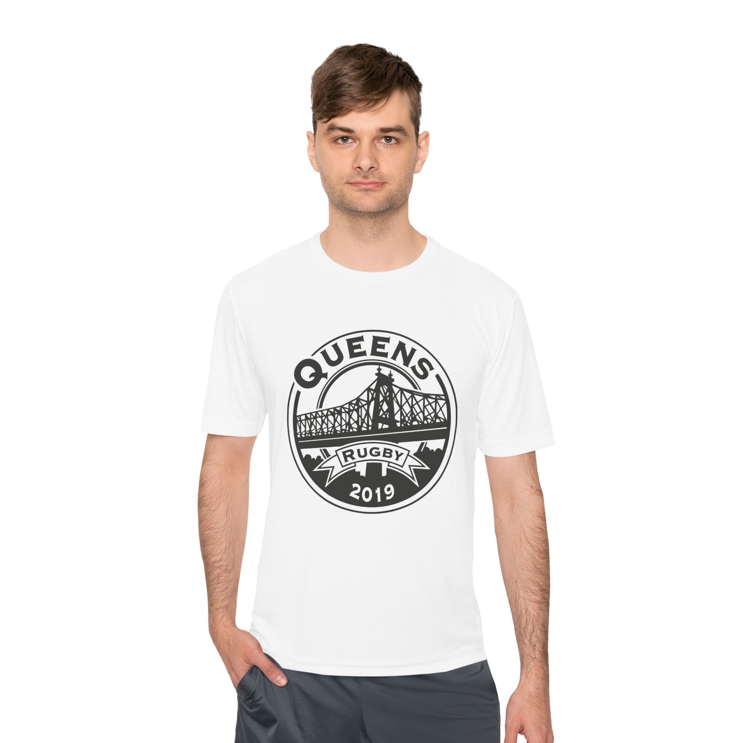 Queens Rugby Unisex Moisture Wicking Tee