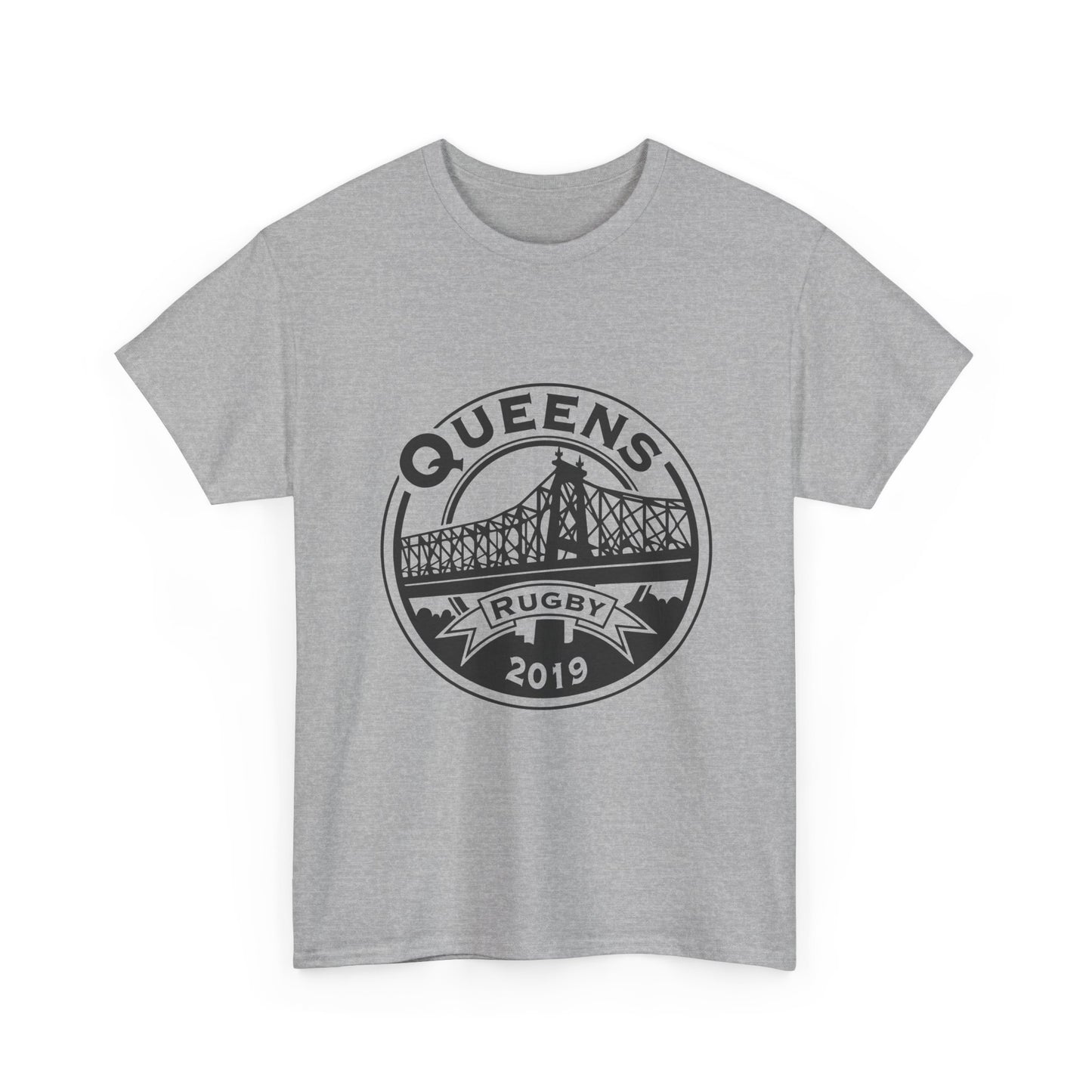 Queens Rugby Unisex Heavy Cotton Tee