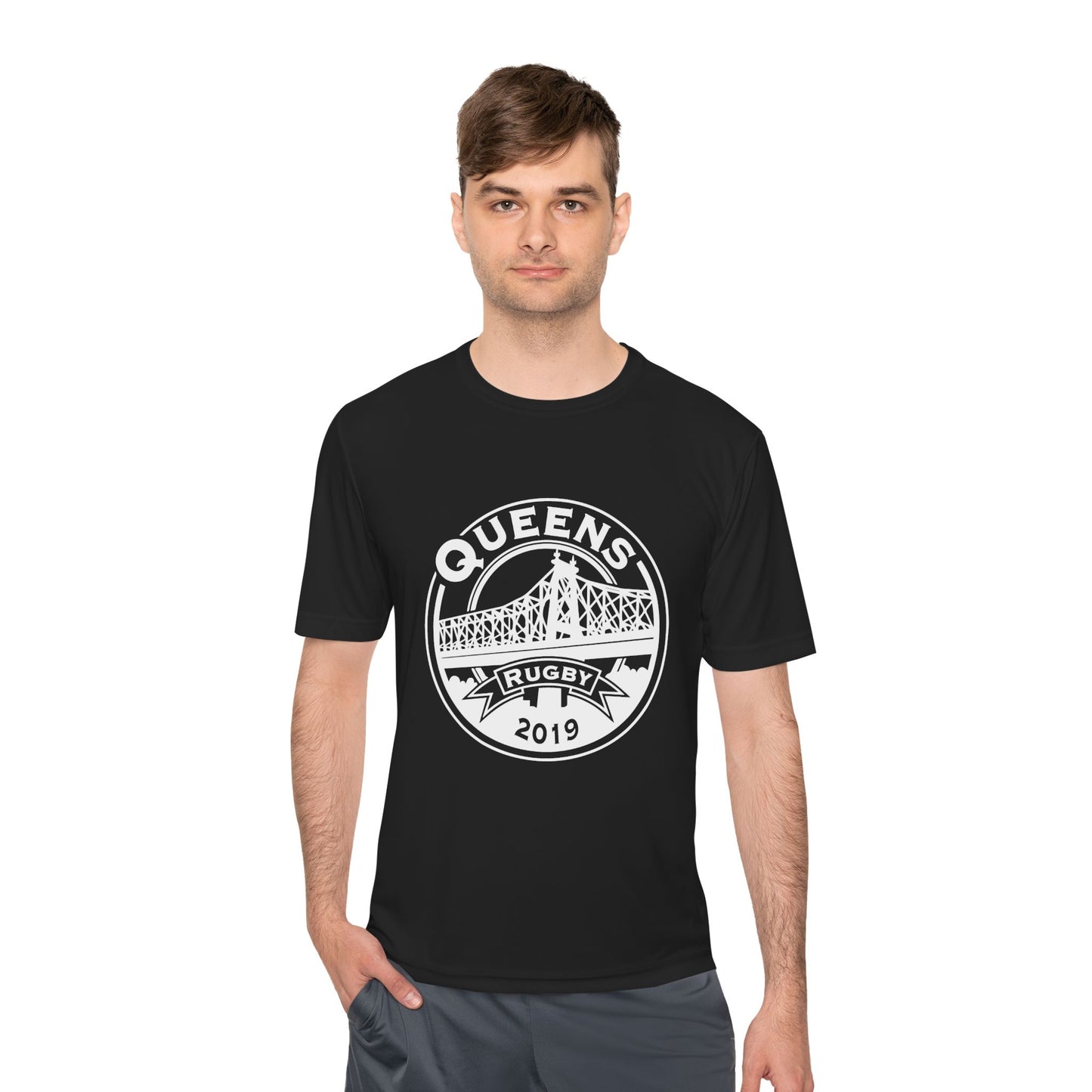Queens Rugby Unisex Moisture Wicking Tee