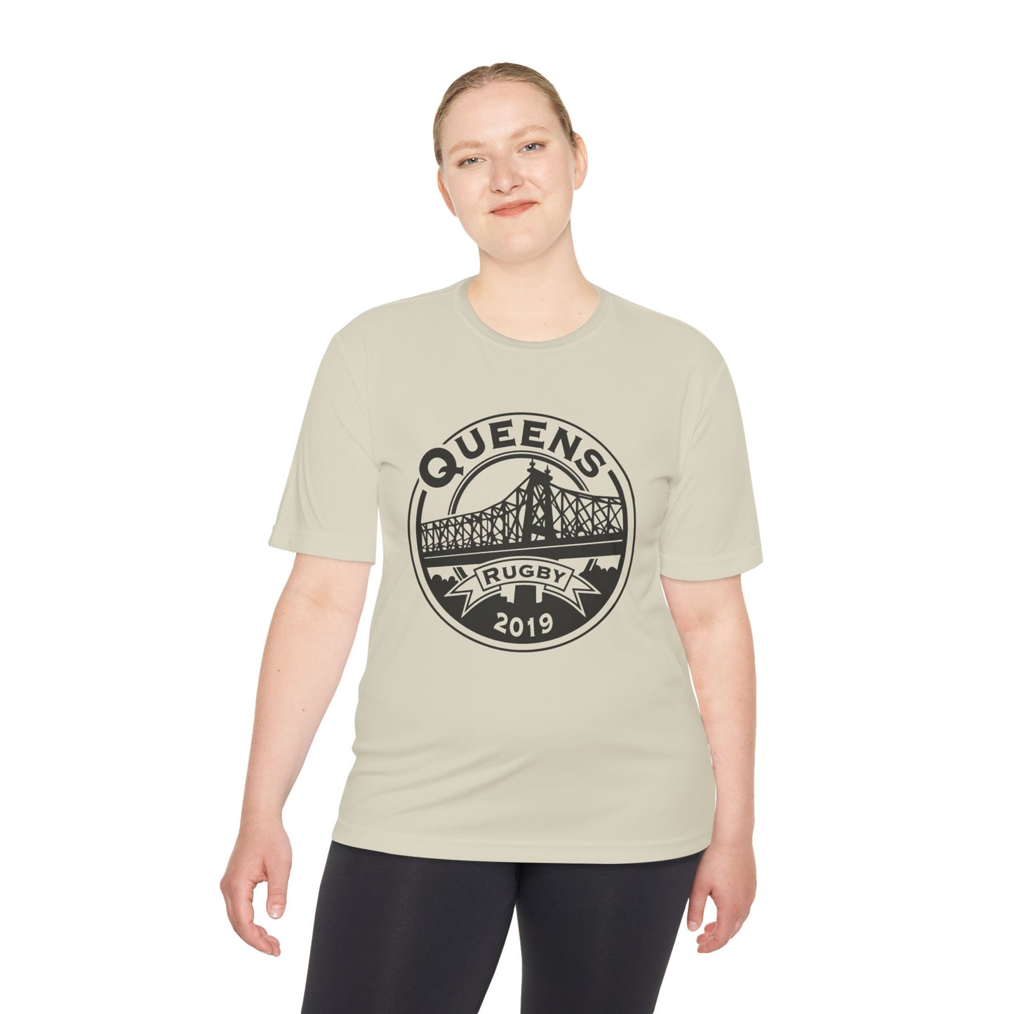 Queens Rugby Unisex Moisture Wicking Tee