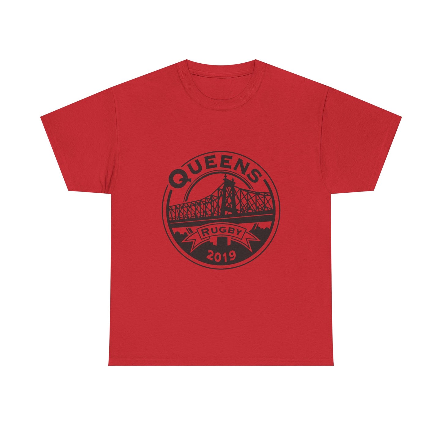 Queens Rugby Unisex Heavy Cotton Tee