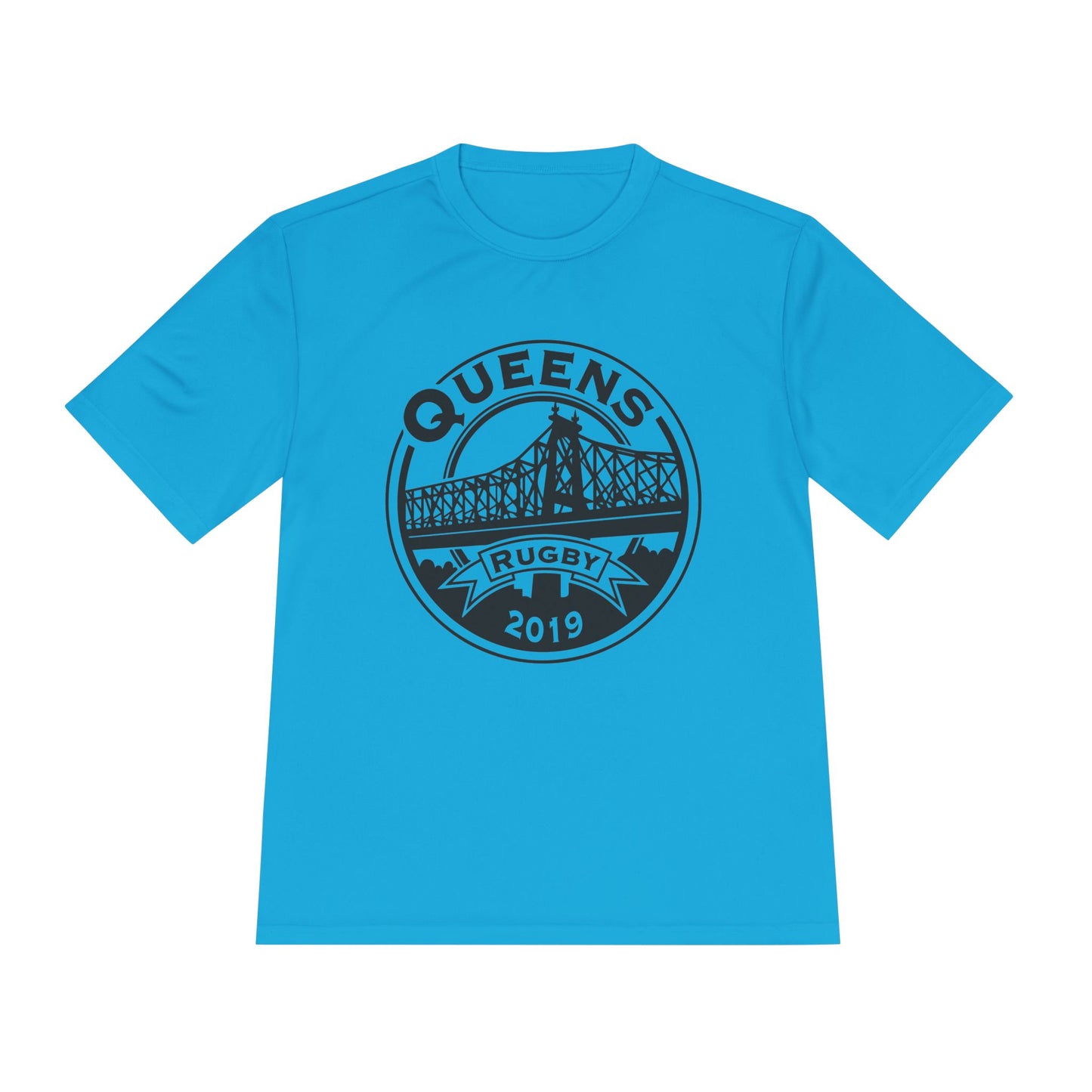 Queens Rugby Unisex Moisture Wicking Tee