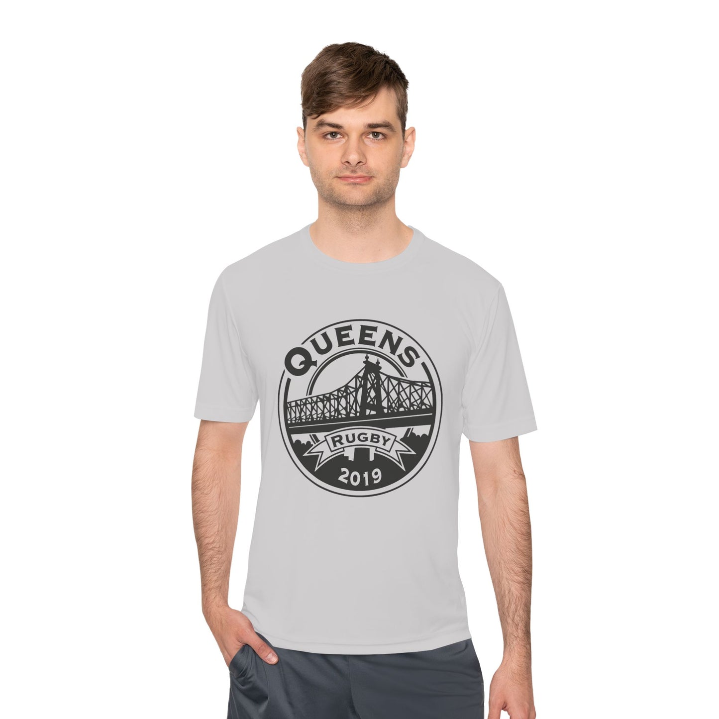 Queens Rugby Unisex Moisture Wicking Tee