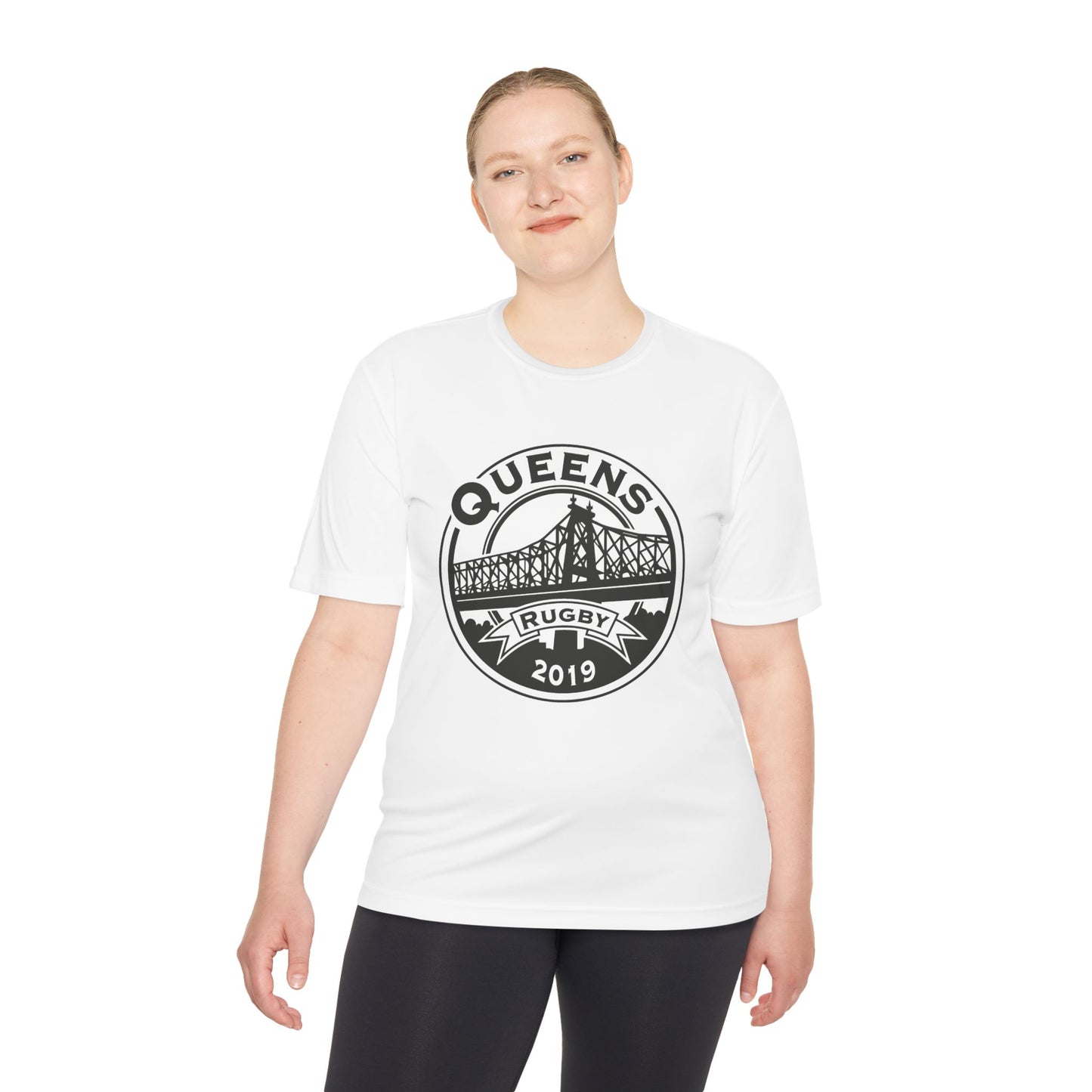 Queens Rugby Unisex Moisture Wicking Tee