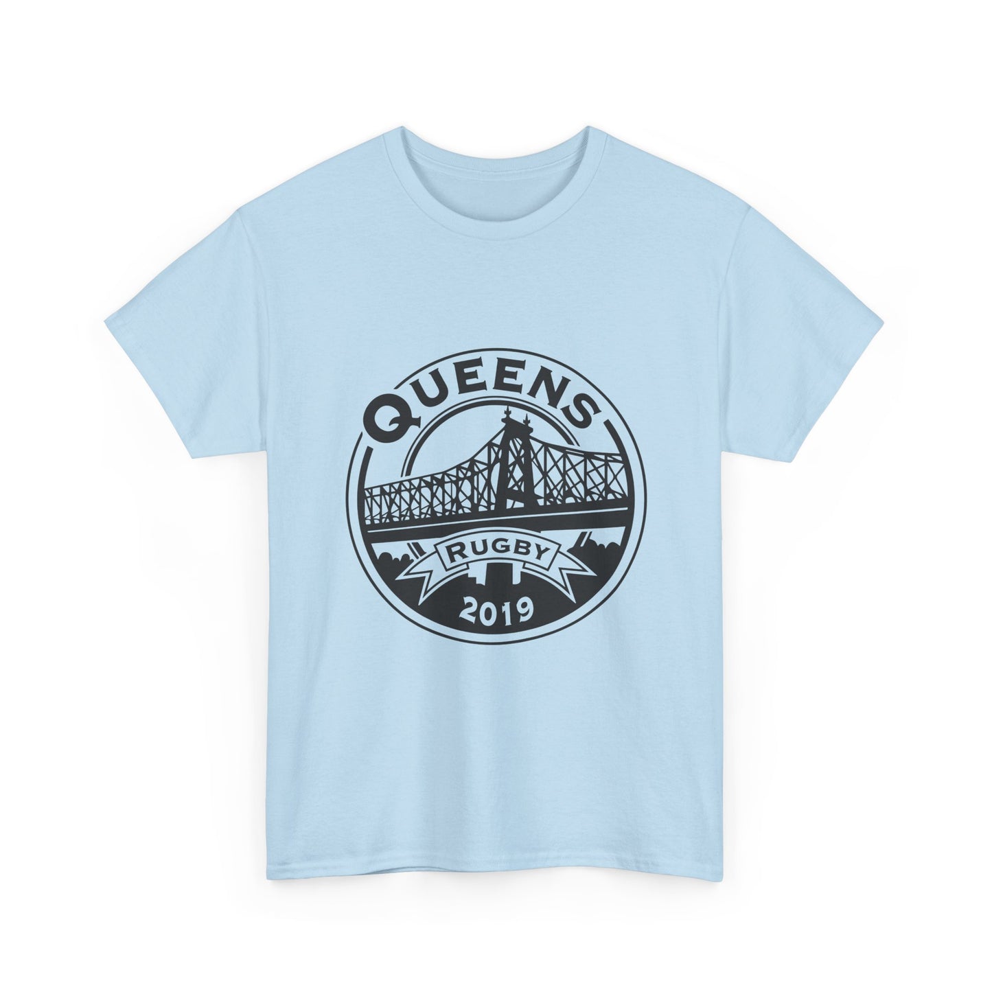 Queens Rugby Unisex Heavy Cotton Tee
