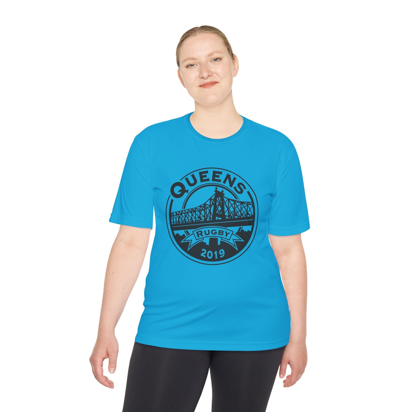 Queens Rugby Unisex Moisture Wicking Tee