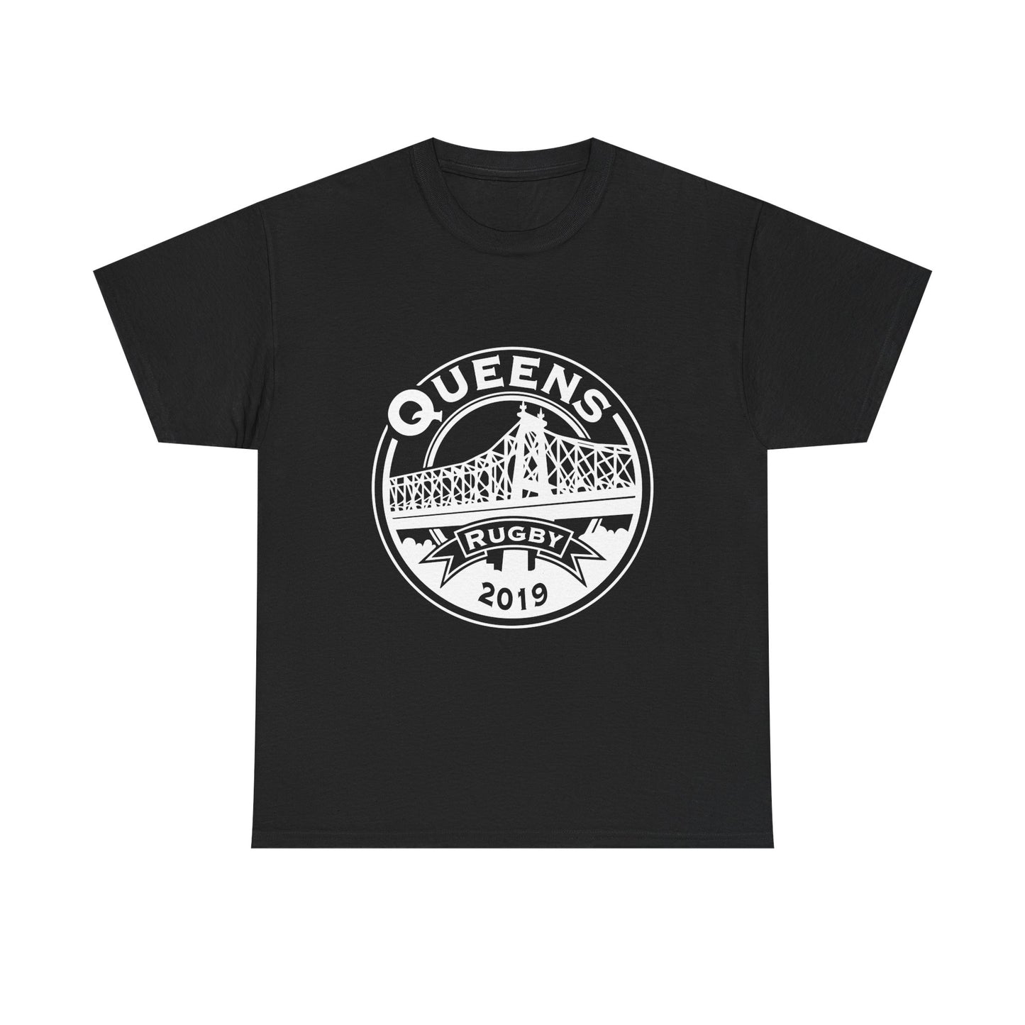 Queens Rugby Unisex Heavy Cotton Tee