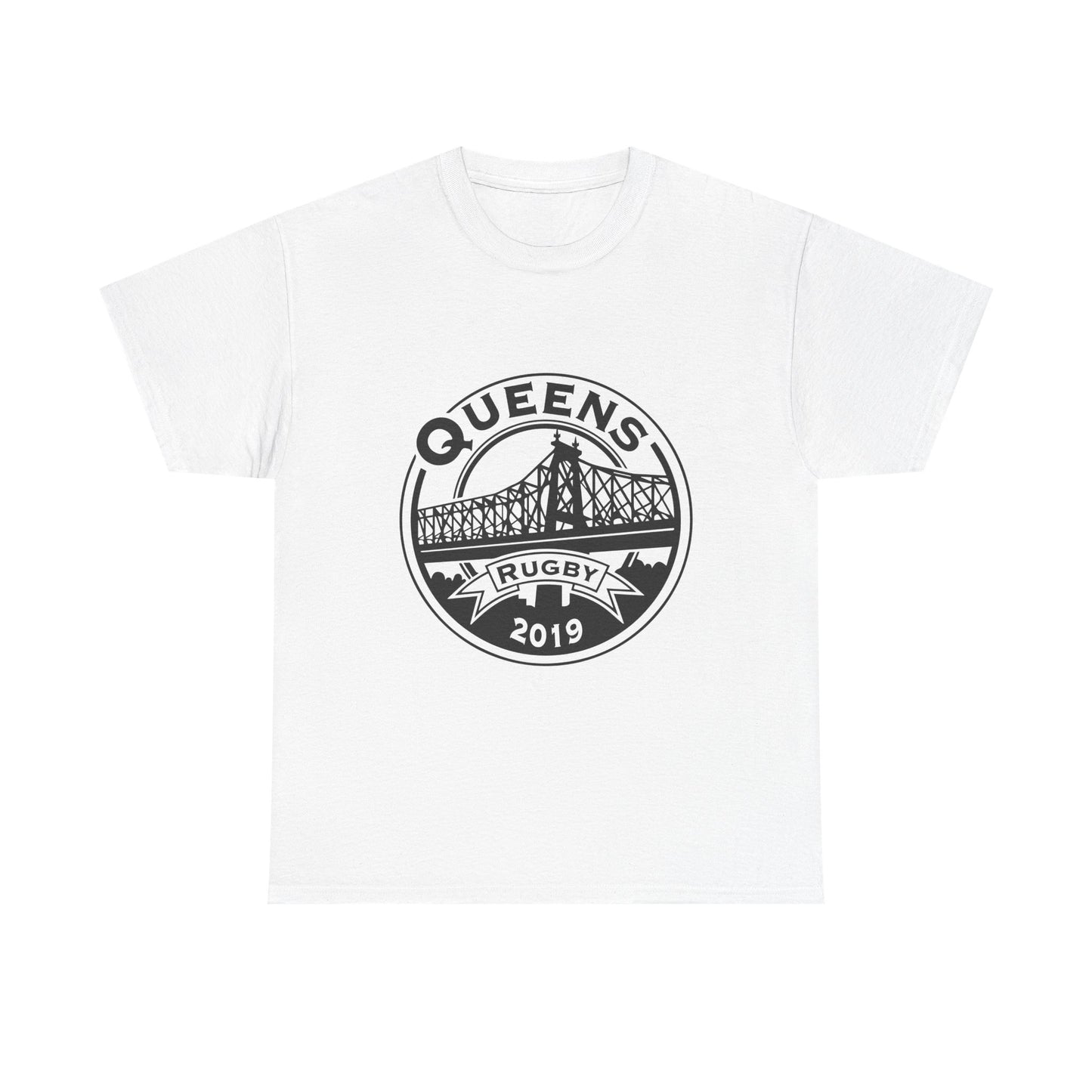 Queens Rugby Unisex Heavy Cotton Tee