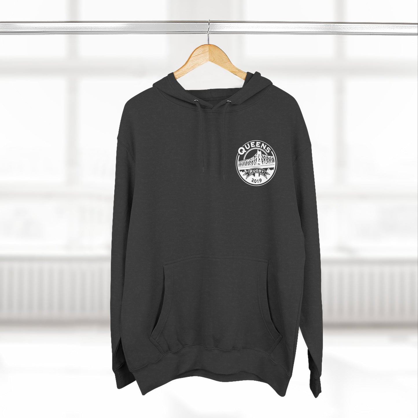 Three-Panel Fleece Hoodie
