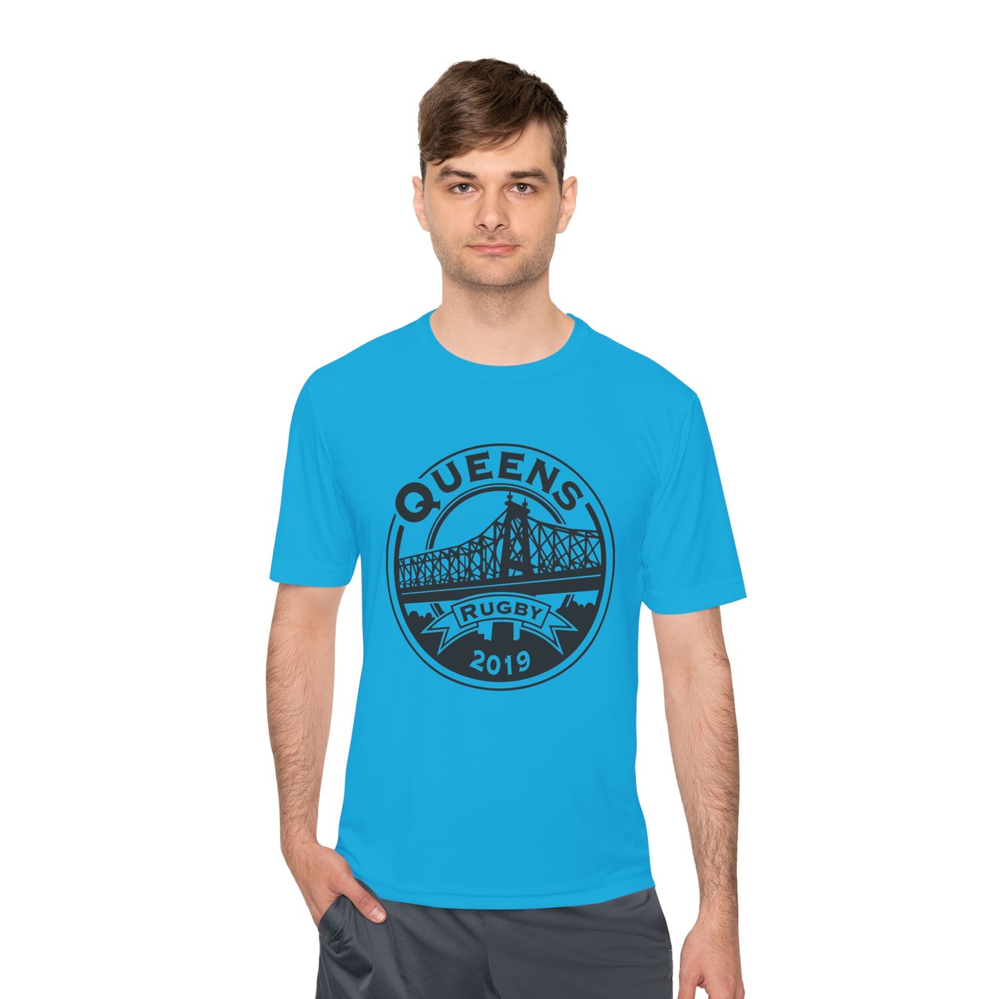 Queens Rugby Unisex Moisture Wicking Tee