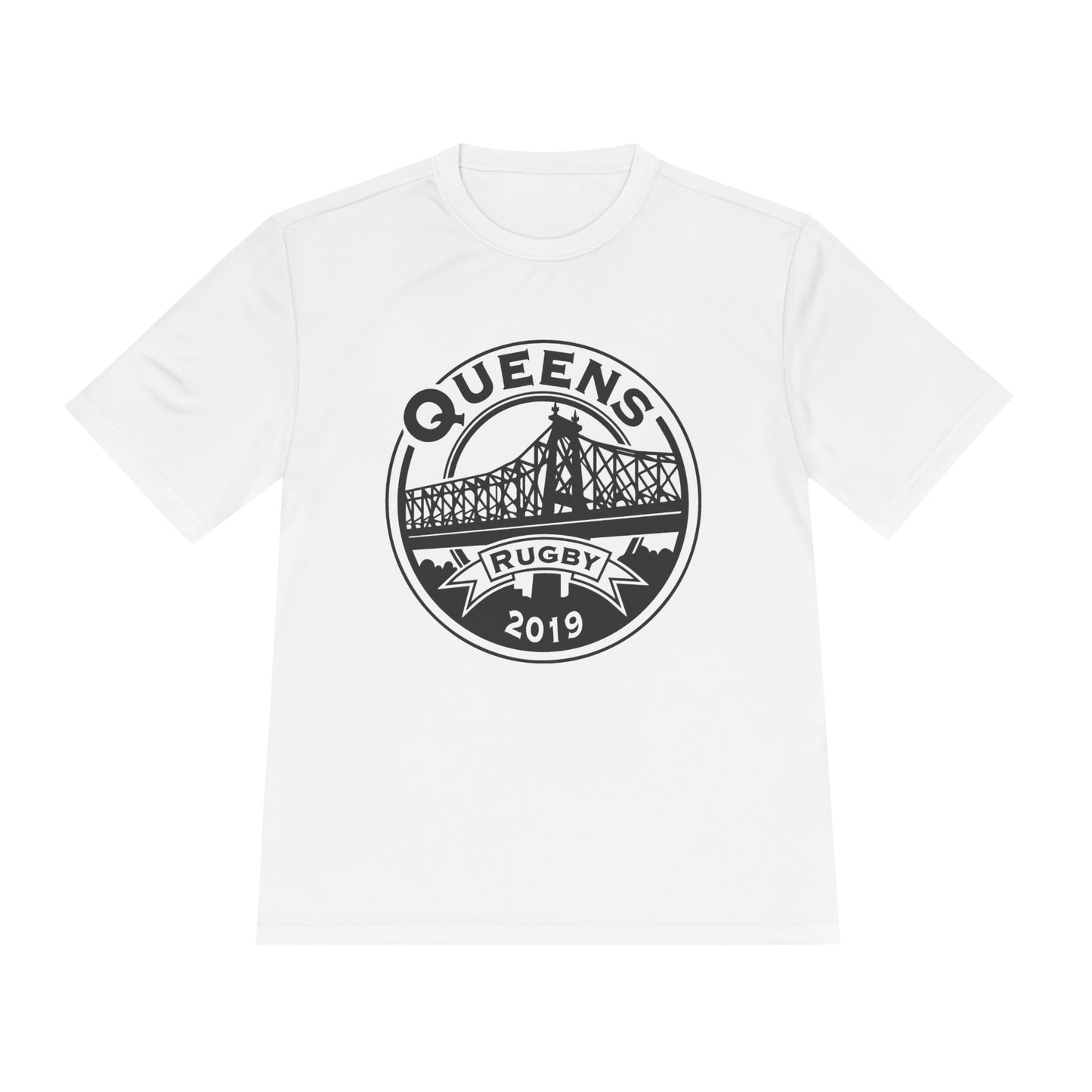 Queens Rugby Unisex Moisture Wicking Tee