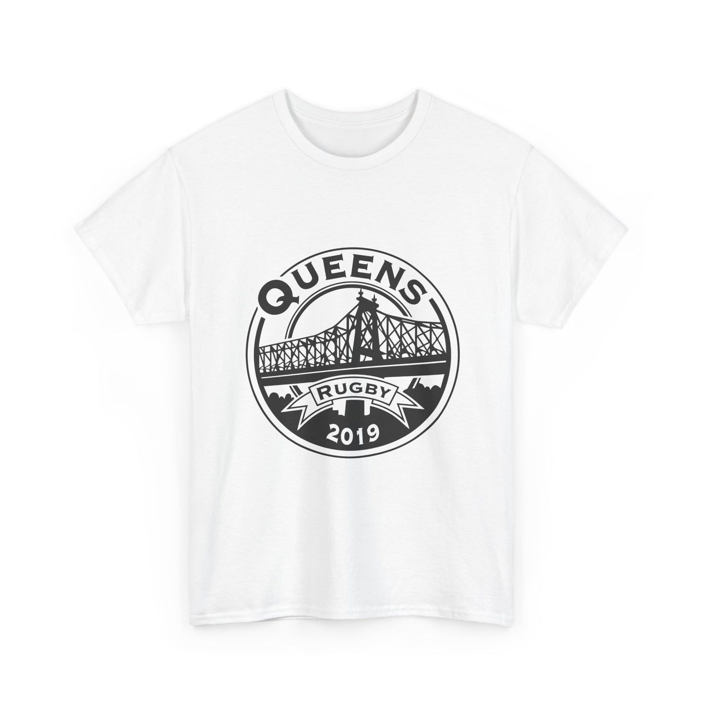 Queens Rugby Unisex Heavy Cotton Tee