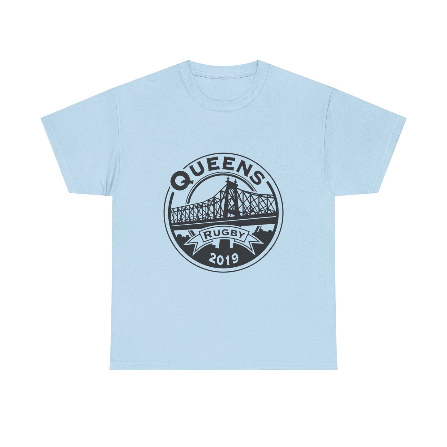Queens Rugby Unisex Heavy Cotton Tee