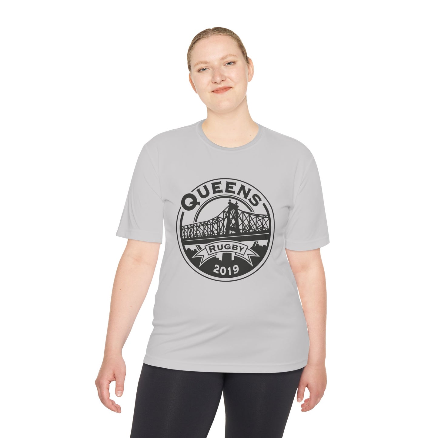 Queens Rugby Unisex Moisture Wicking Tee
