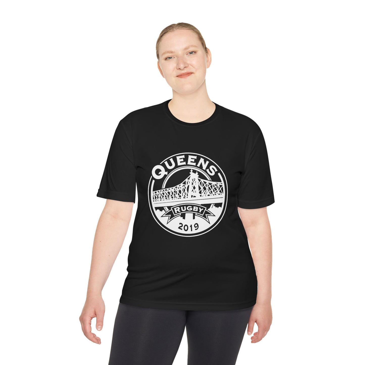 Queens Rugby Unisex Moisture Wicking Tee