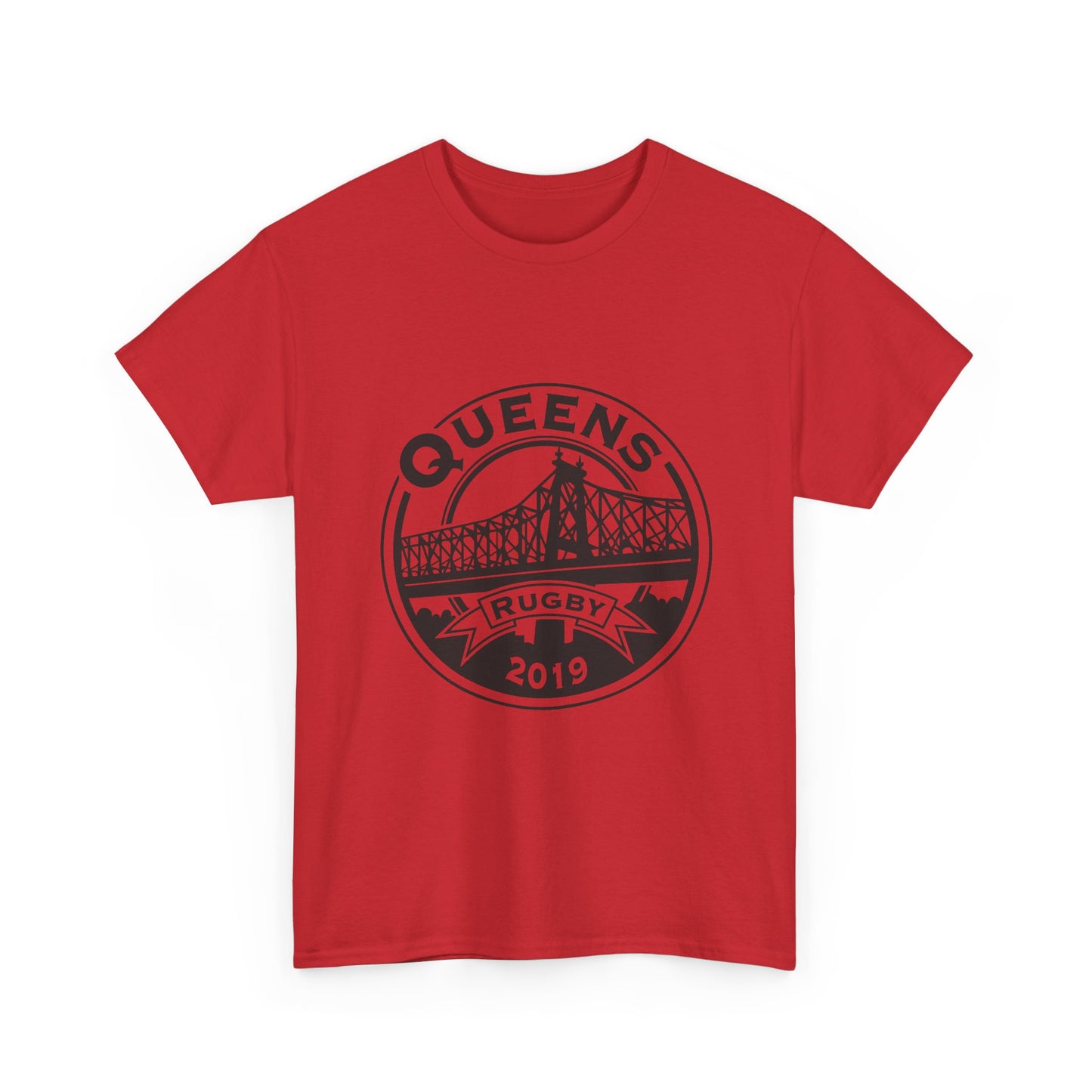 Queens Rugby Unisex Heavy Cotton Tee