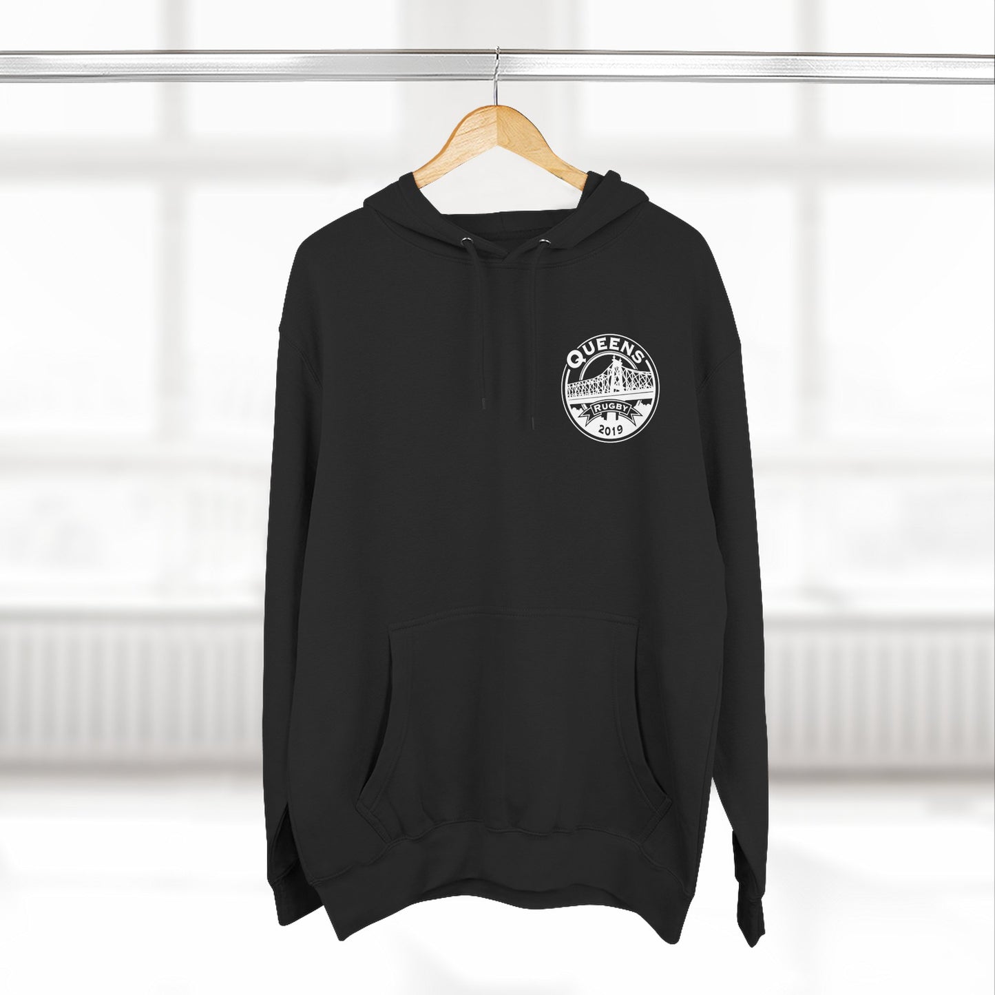 Three-Panel Fleece Hoodie