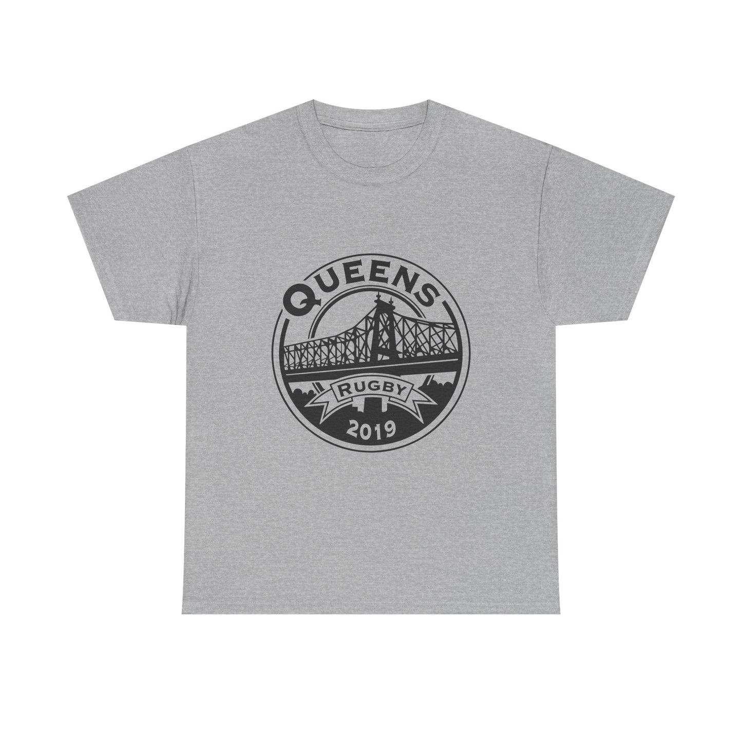 Queens Rugby Unisex Heavy Cotton Tee