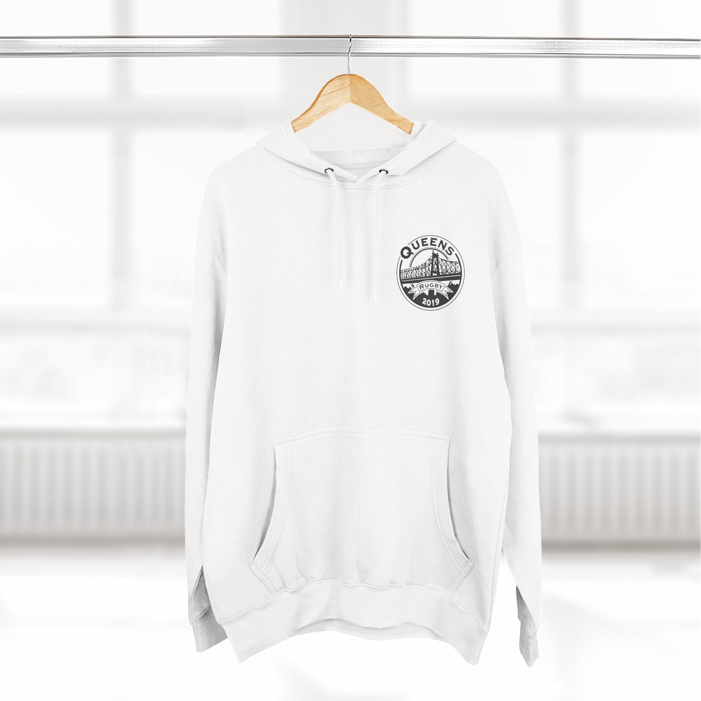 Three-Panel Fleece Hoodie