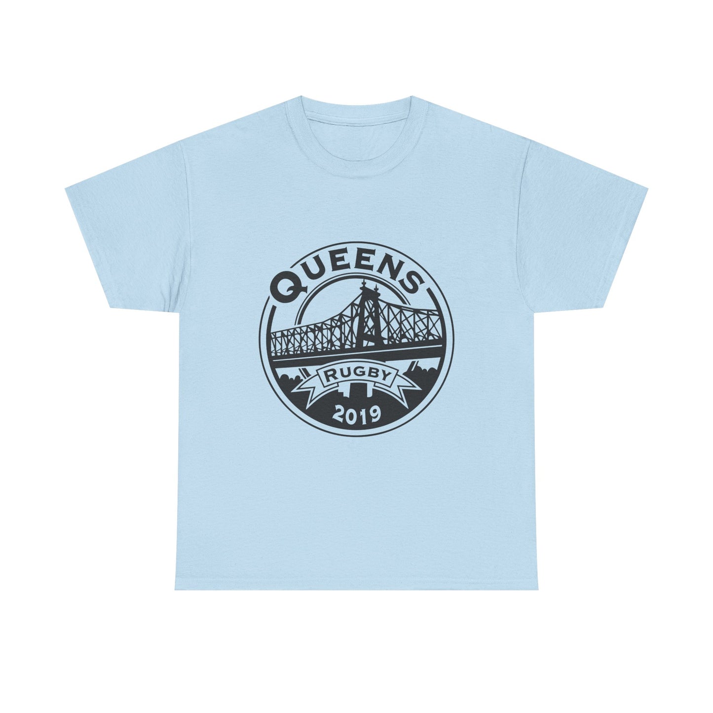Queens Rugby Unisex Heavy Cotton Tee