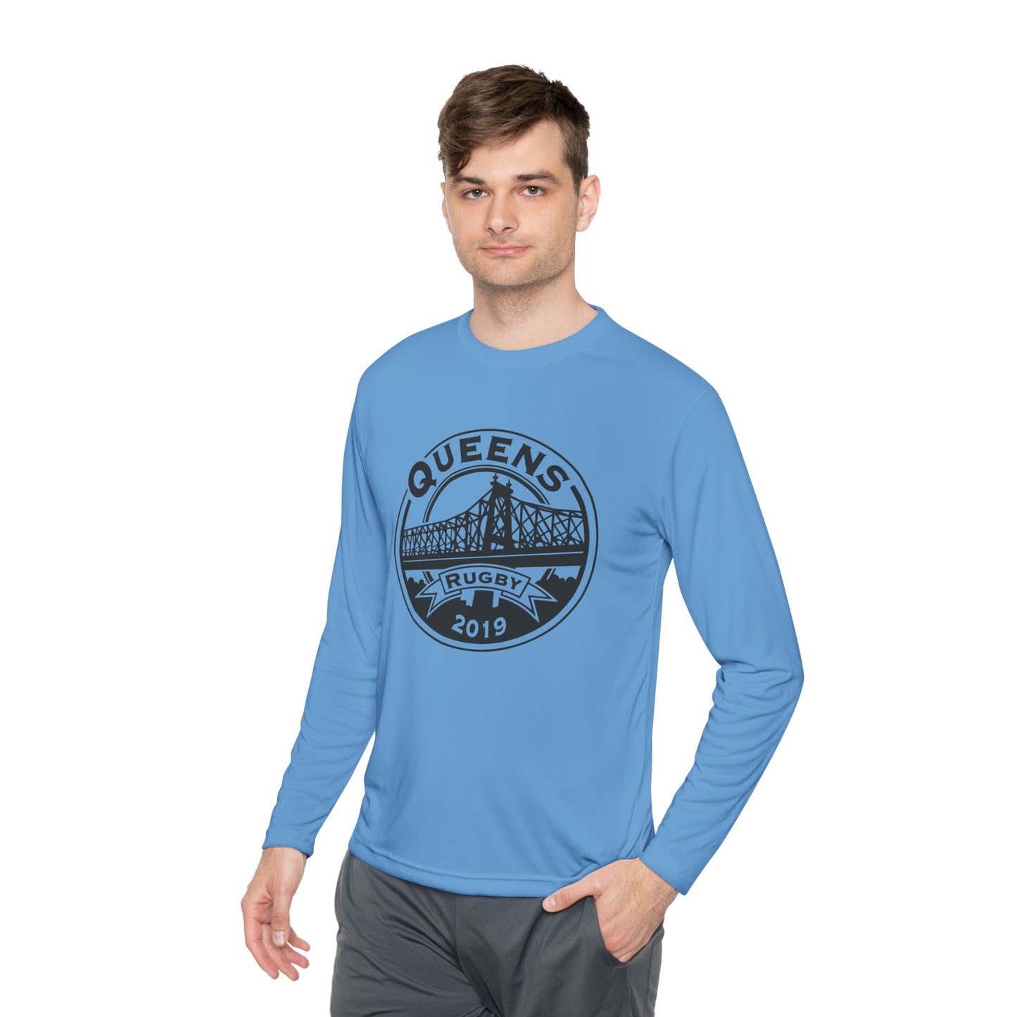 Vintage Queens Rugby Long Sleeve Tee