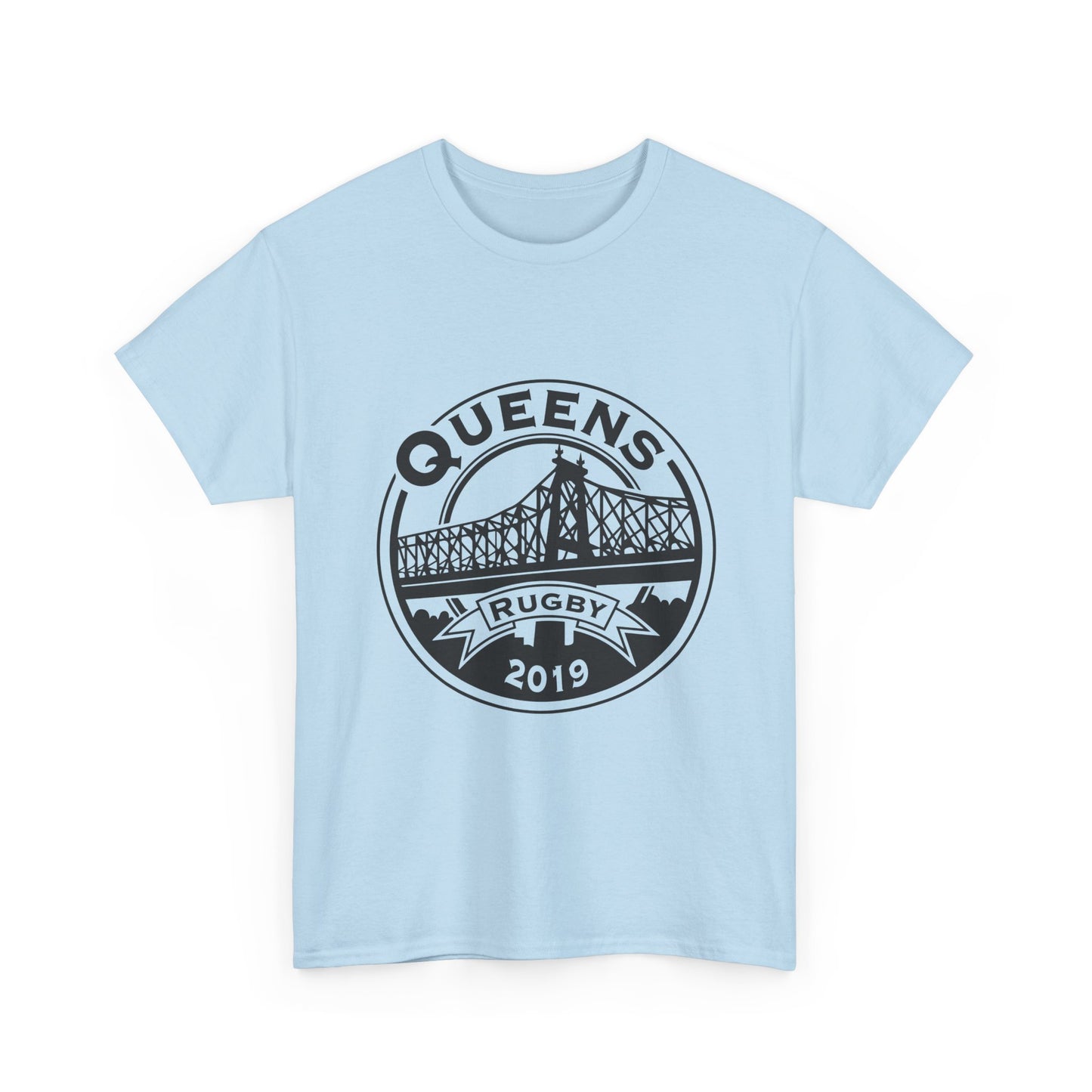 Queens Rugby Unisex Heavy Cotton Tee