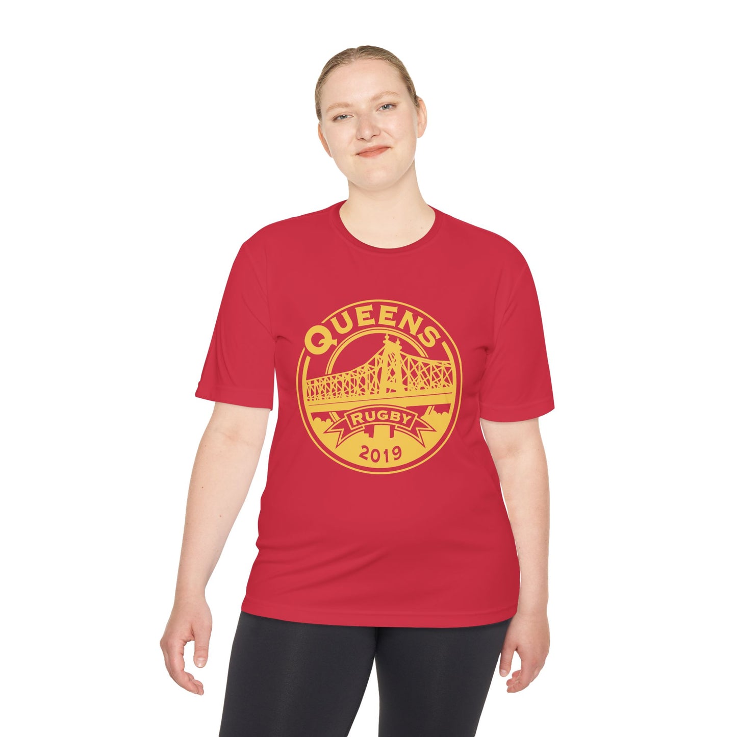 Queens Rugby Unisex Moisture Wicking Tee
