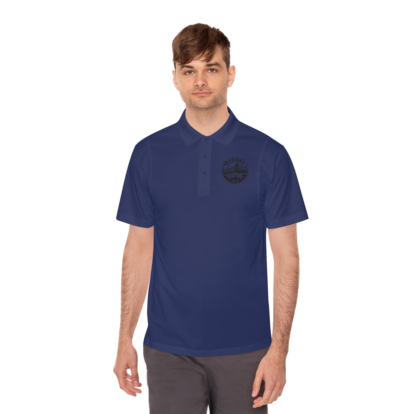 Queens Vintage Harbor Logo Polo