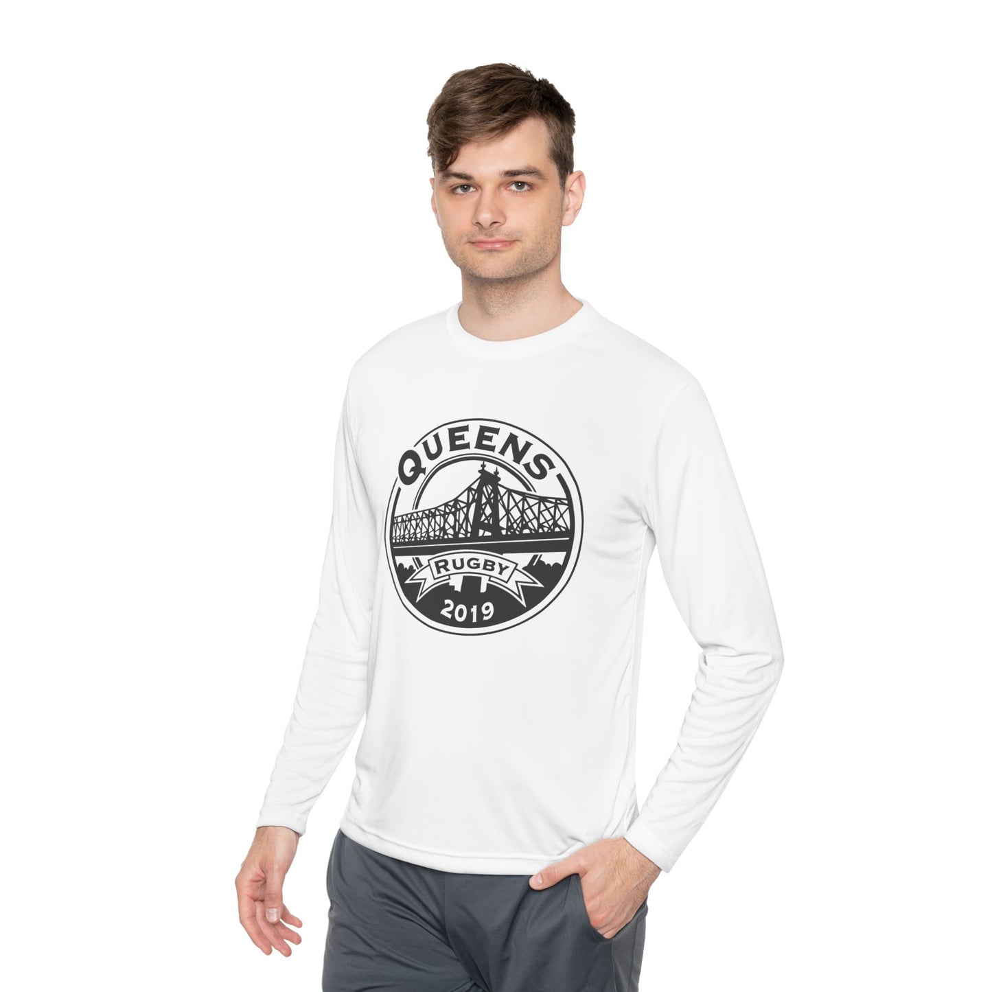 Vintage Queens Rugby Long Sleeve Tee