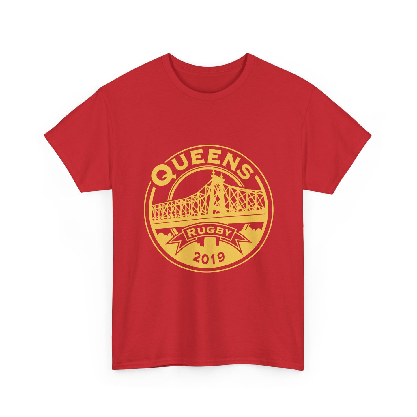 Queens Rugby Unisex Heavy Cotton Tee