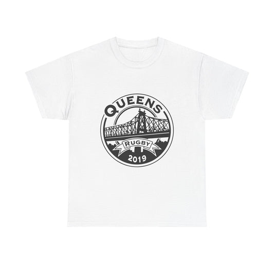 Queens Rugby Unisex Heavy Cotton Tee