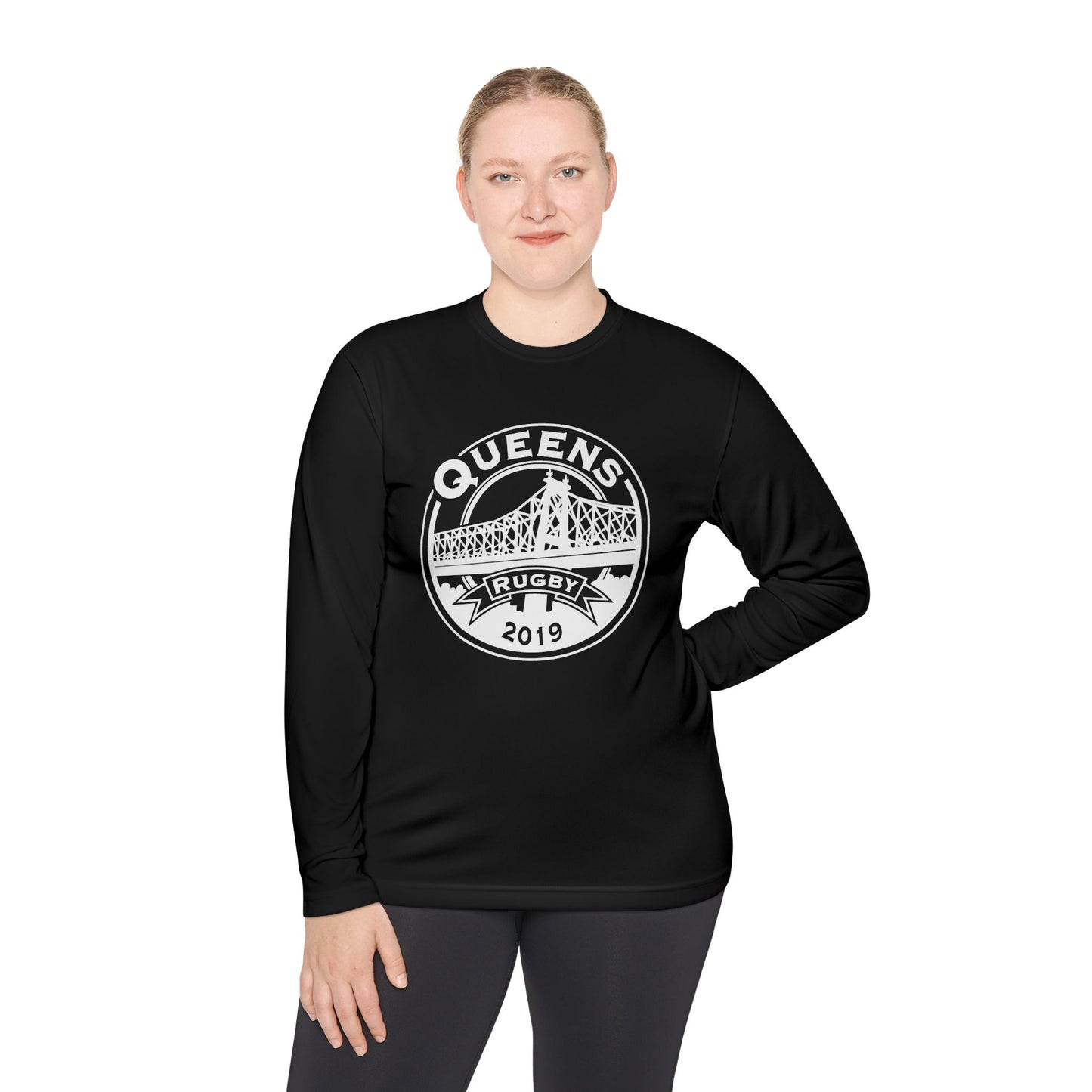Vintage Queens Rugby Long Sleeve Tee