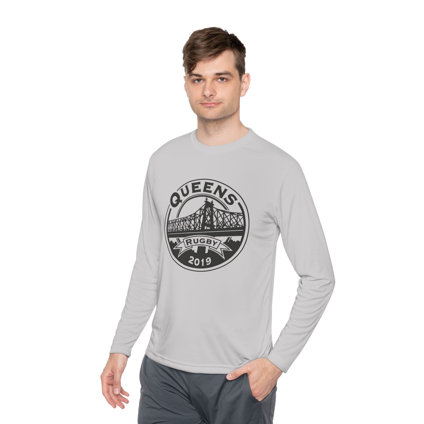 Vintage Queens Rugby Long Sleeve Tee