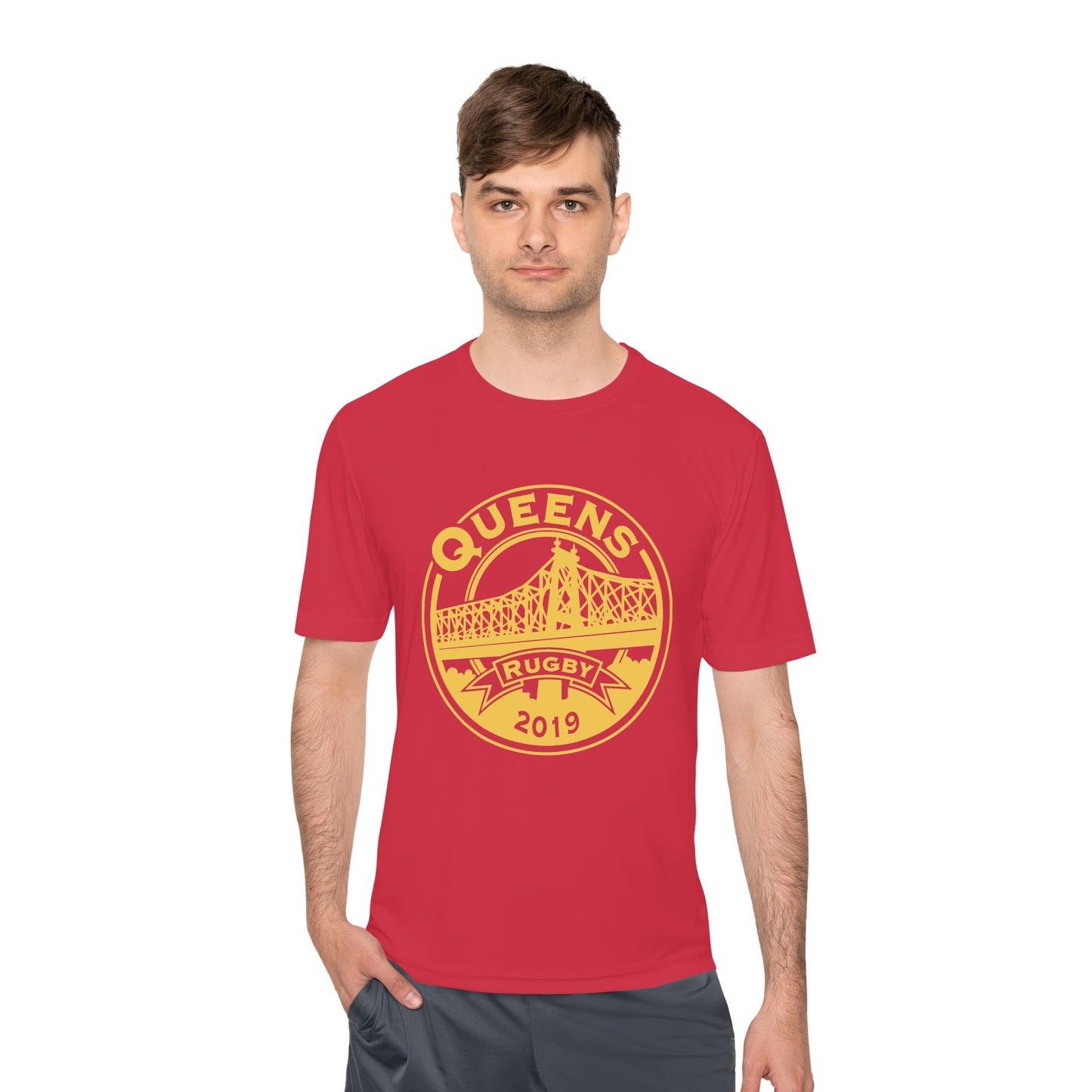 Queens Rugby Unisex Moisture Wicking Tee