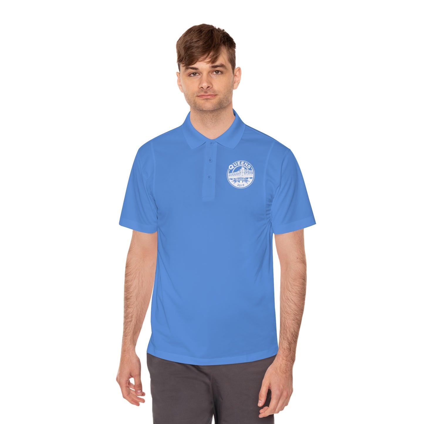Queens Vintage Harbor Logo Polo
