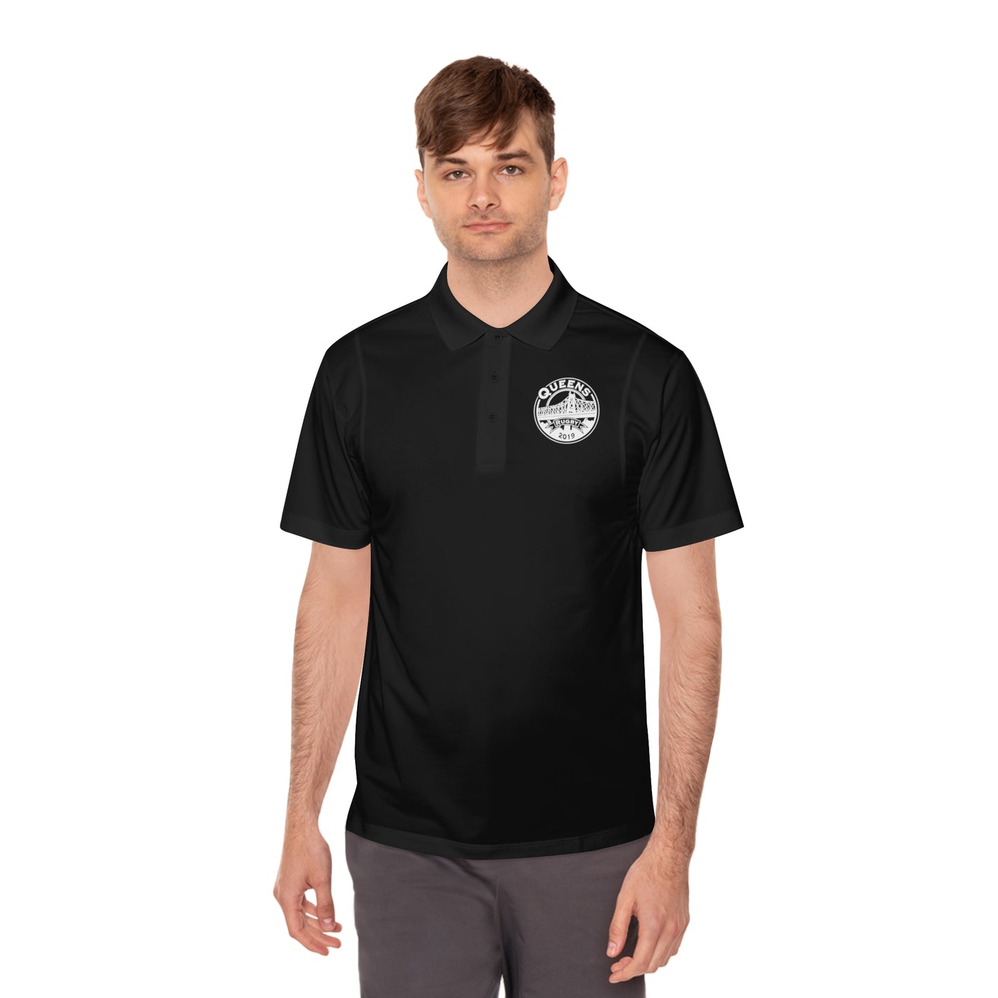 Queens Vintage Harbor Logo Polo