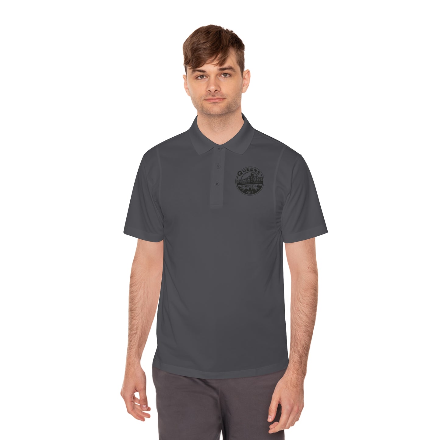 Queens Vintage Harbor Logo Polo