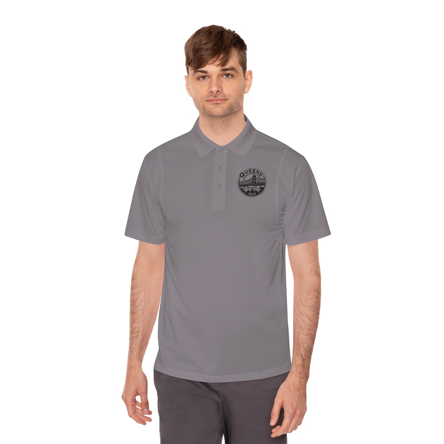 Queens Vintage Harbor Logo Polo