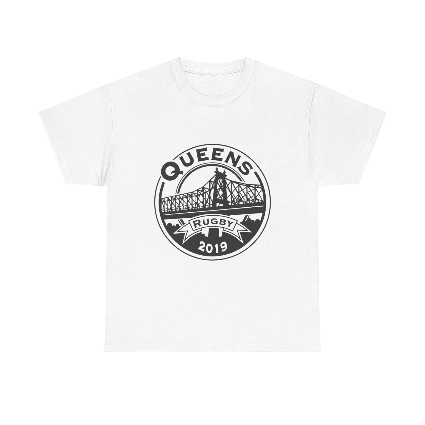 Queens Rugby Unisex Heavy Cotton Tee