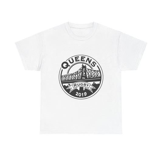 Queens Rugby Unisex Heavy Cotton Tee
