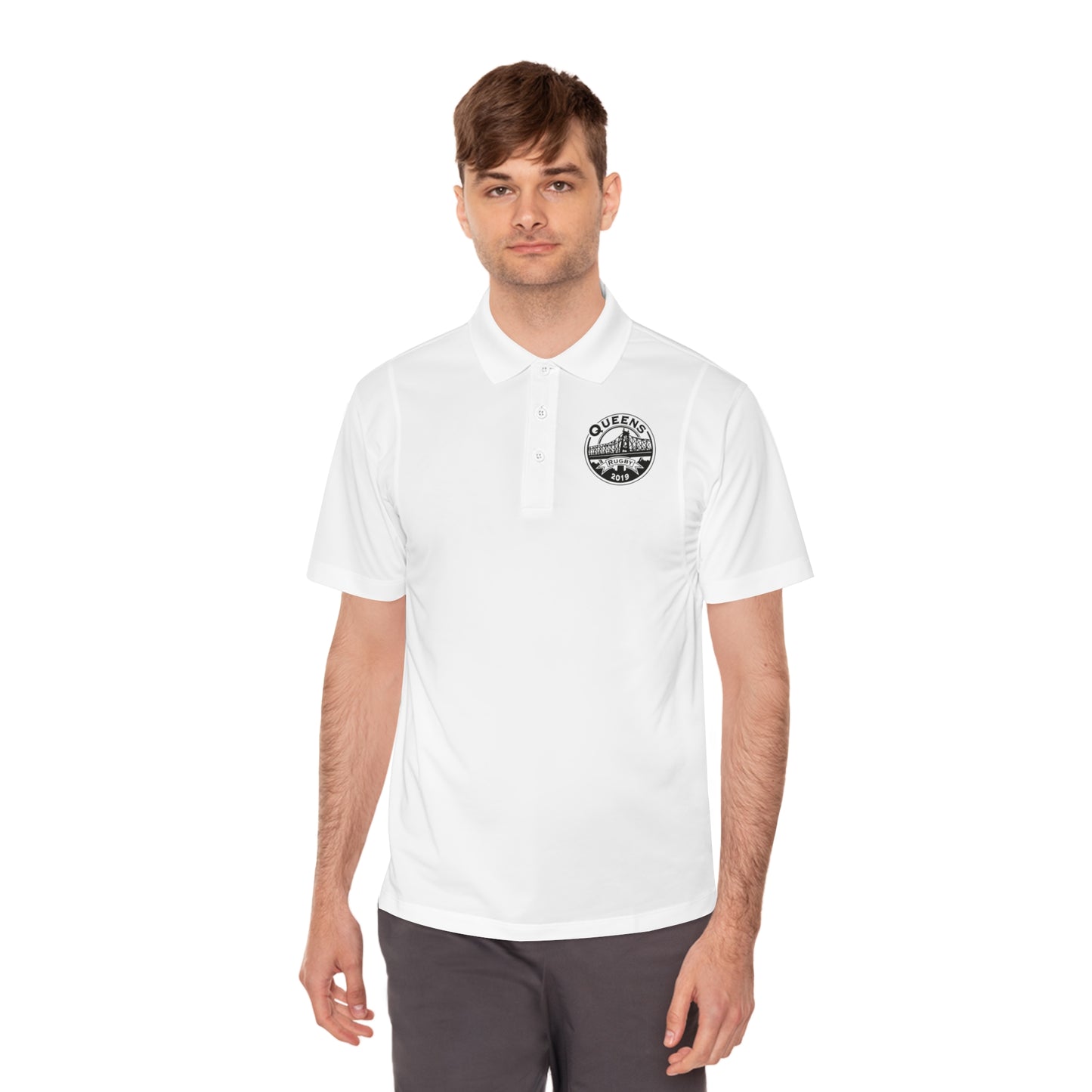 Queens Vintage Harbor Logo Polo