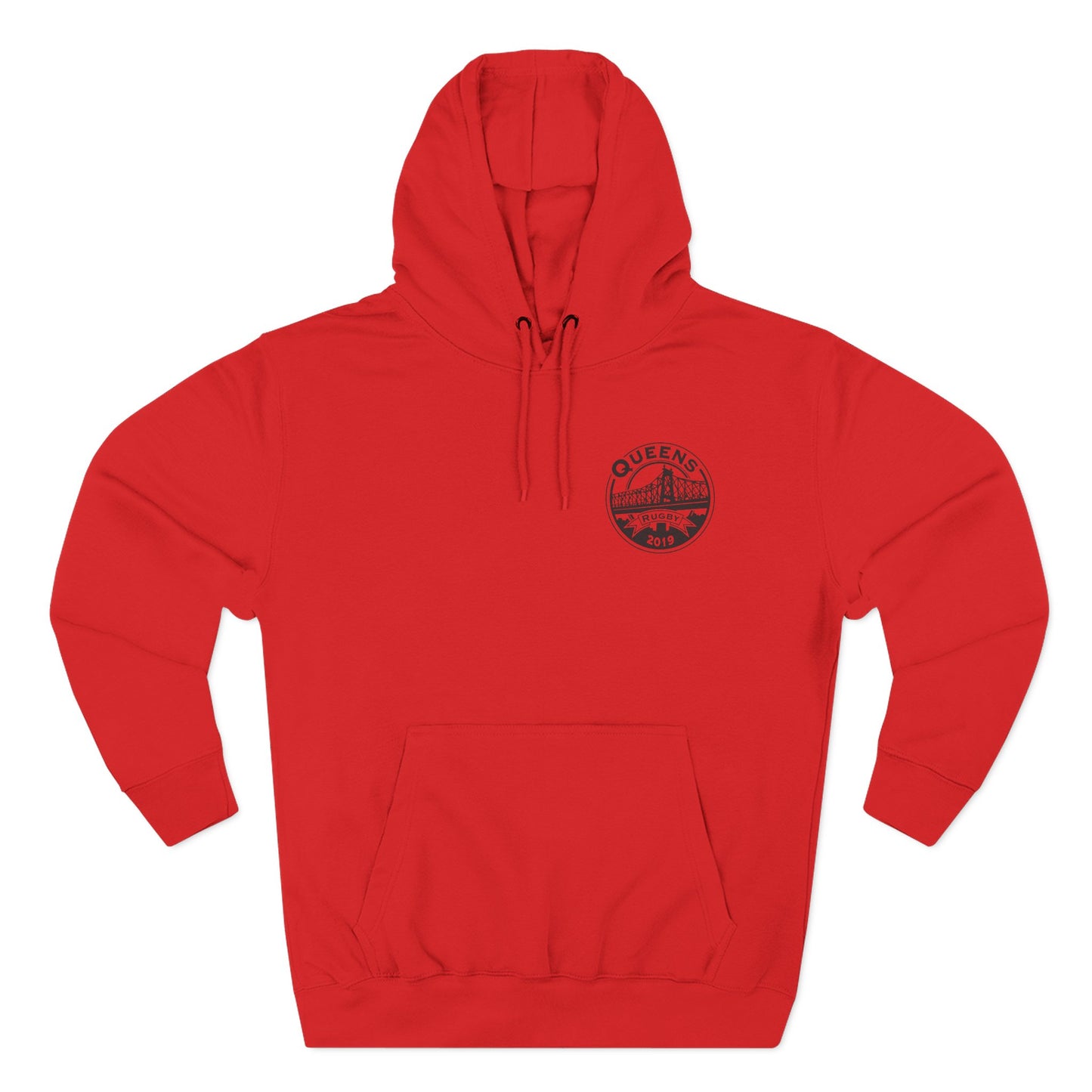 Three-Panel Fleece Hoodie