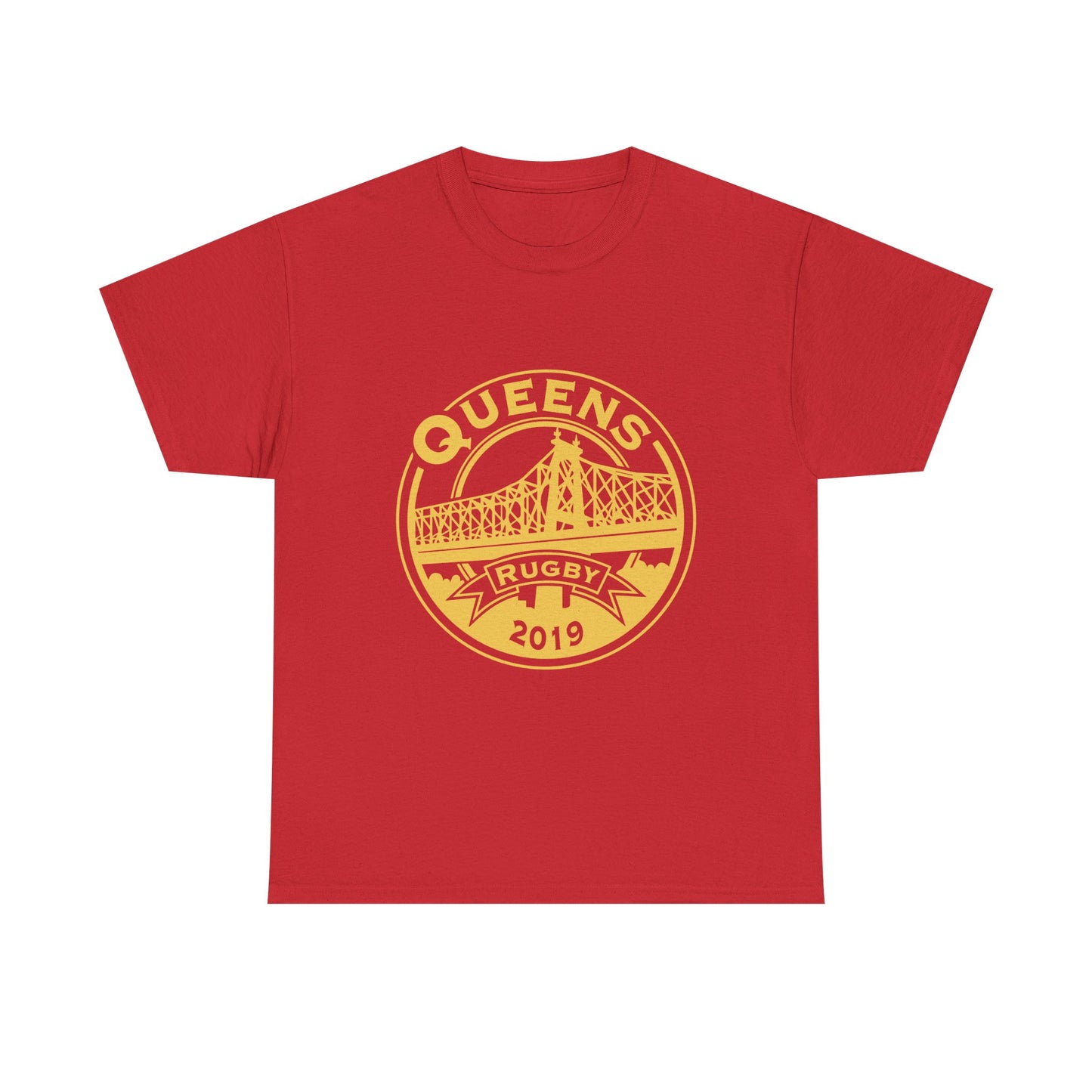 Queens Rugby Unisex Heavy Cotton Tee