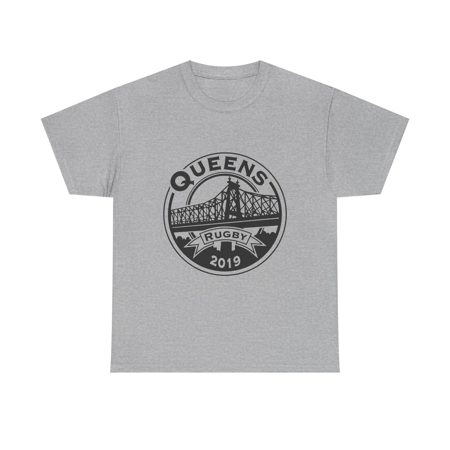 Queens Rugby Unisex Heavy Cotton Tee