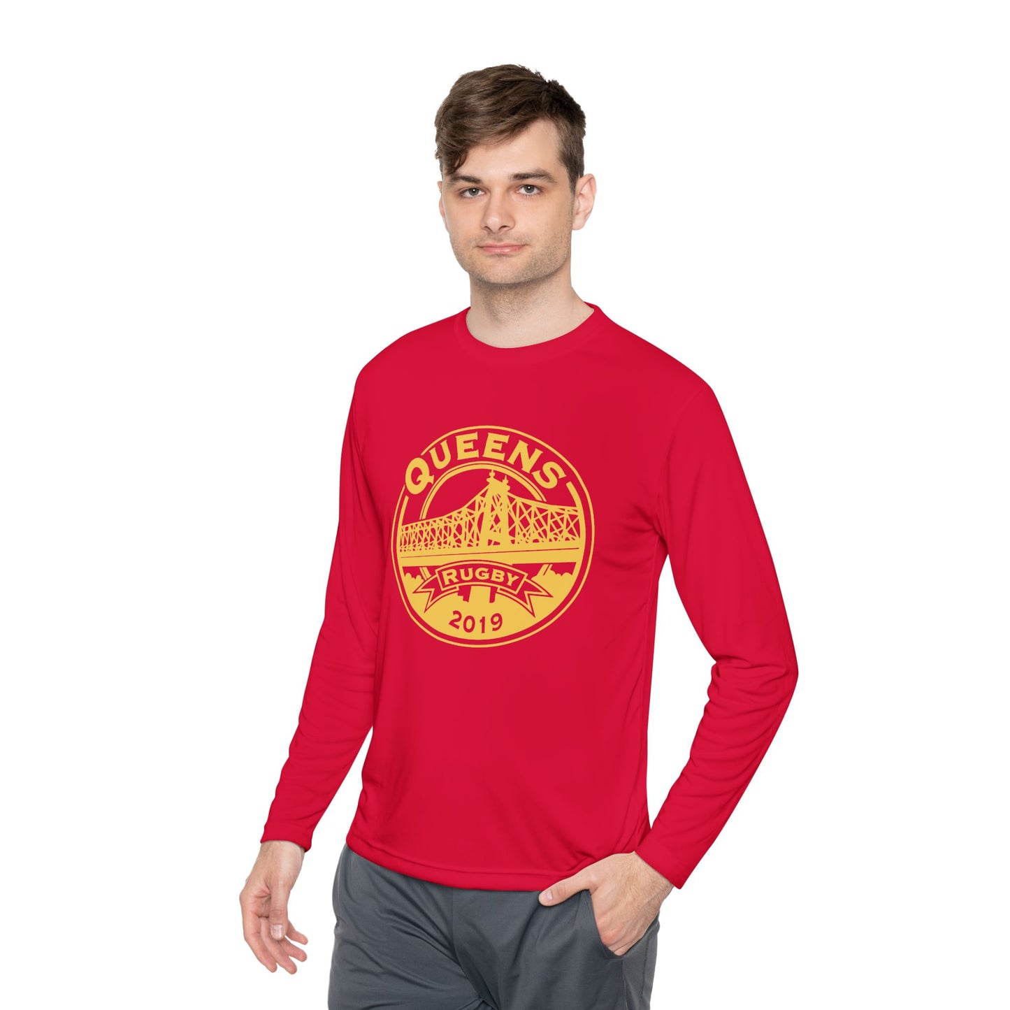 Vintage Queens Rugby Long Sleeve Tee