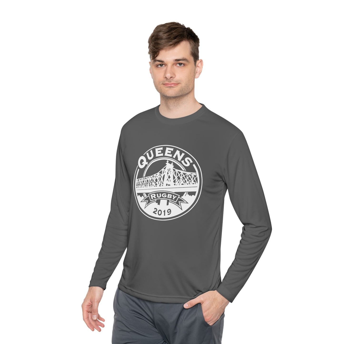 Vintage Queens Rugby Long Sleeve Tee